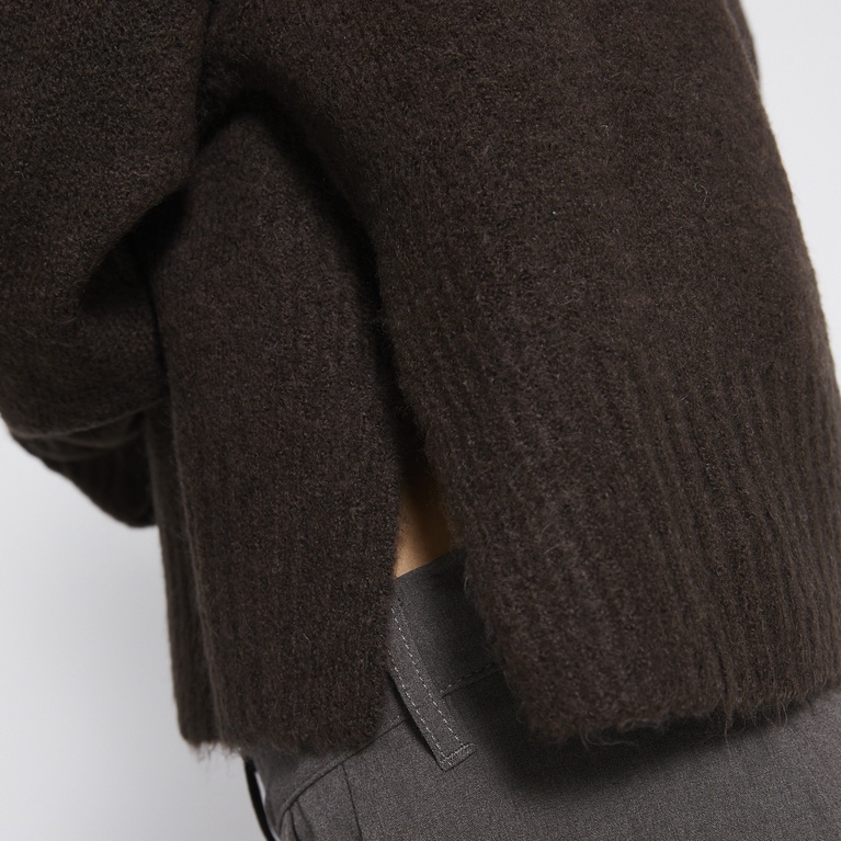 Short knit cardigan "Gemma" Brown